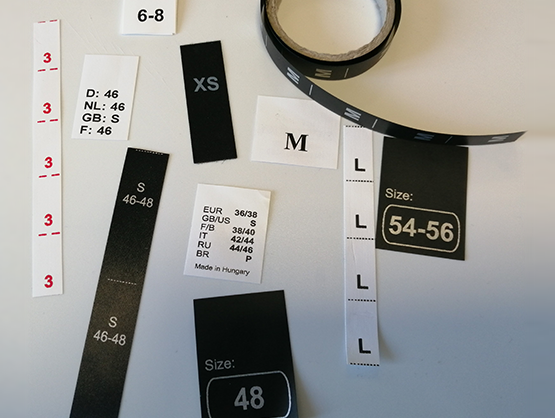 MÉRETJELZŐ RUHACÍMKE